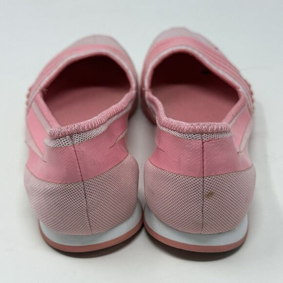 Puma Asha Alt Ballet Flats Womens 6.5 Pink Nylon Suede Casual Slip On Shoes Y2K - Picture 10 of 16